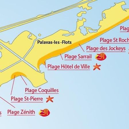 Appartement Palavas Les Flots T2 + Parking Prive エクステリア 写真